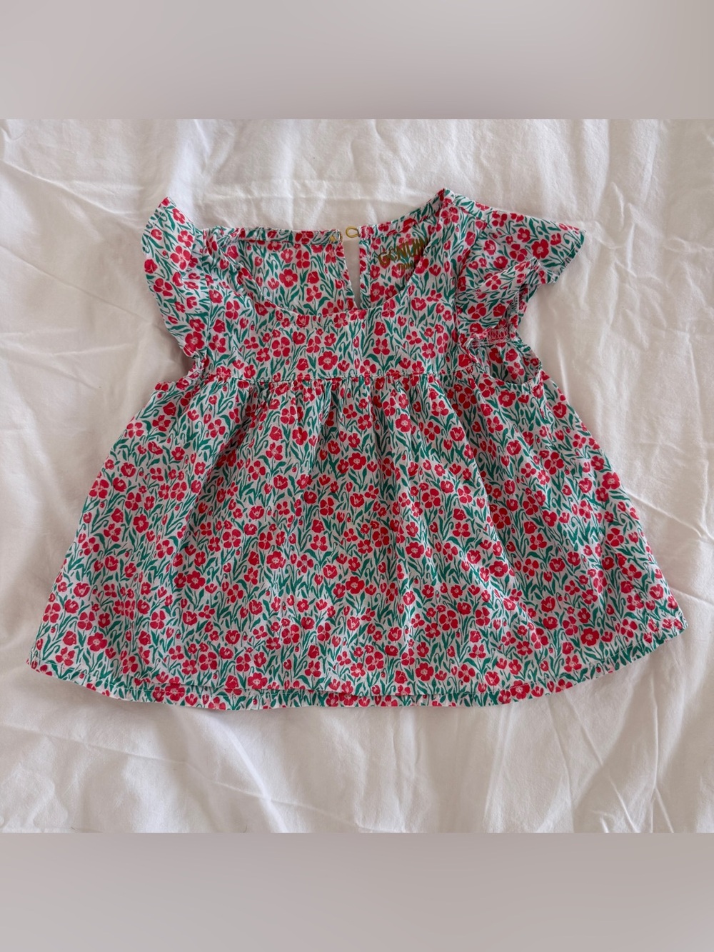 Genuine kids Oshkosh 100% cotton floral top 2T